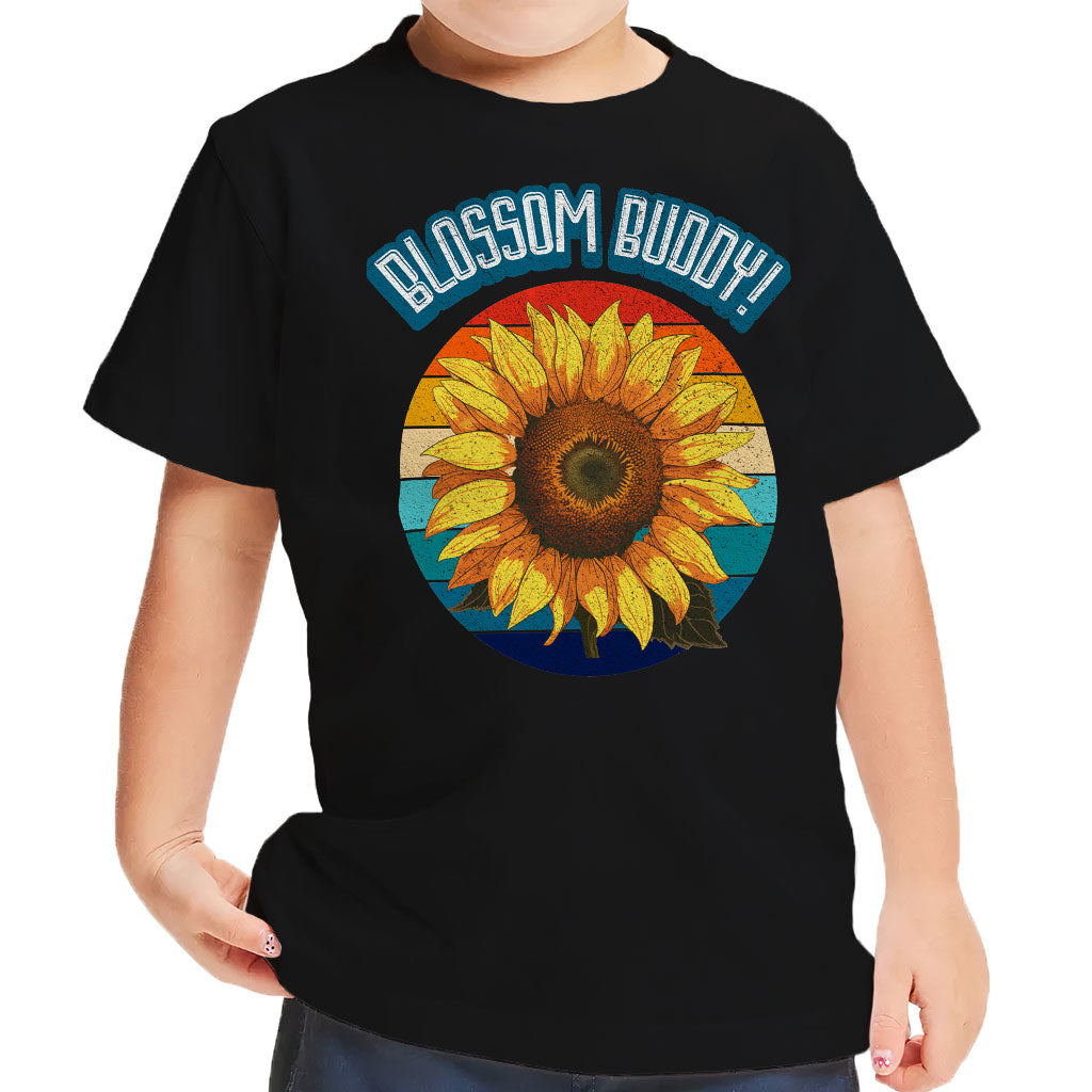 Blossom Buddy Toddler T-Shirt - Flower Kids' T-Shirt - Plant Tee Shirt for Toddler