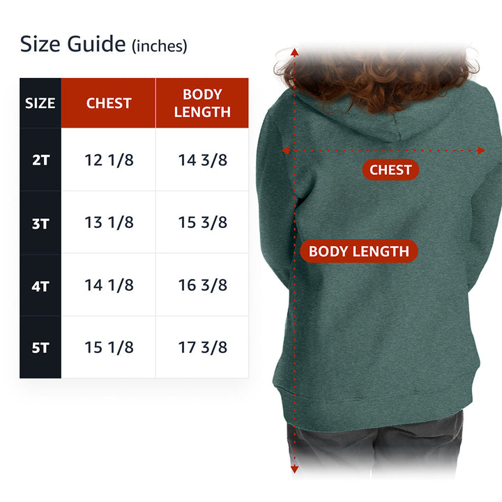 Daisy Dreamer Toddler Full-Zip Hoodie - Minimalistic Toddler Hoodie - Printed Kids' Hoodie