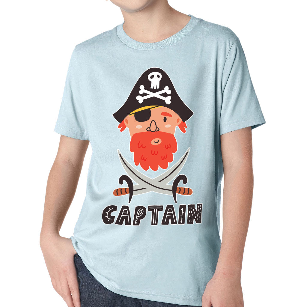 Captain Kids' Classic Fit T-Shirt - Pirate Themed T-Shirt - Cool Classic Fit Tee