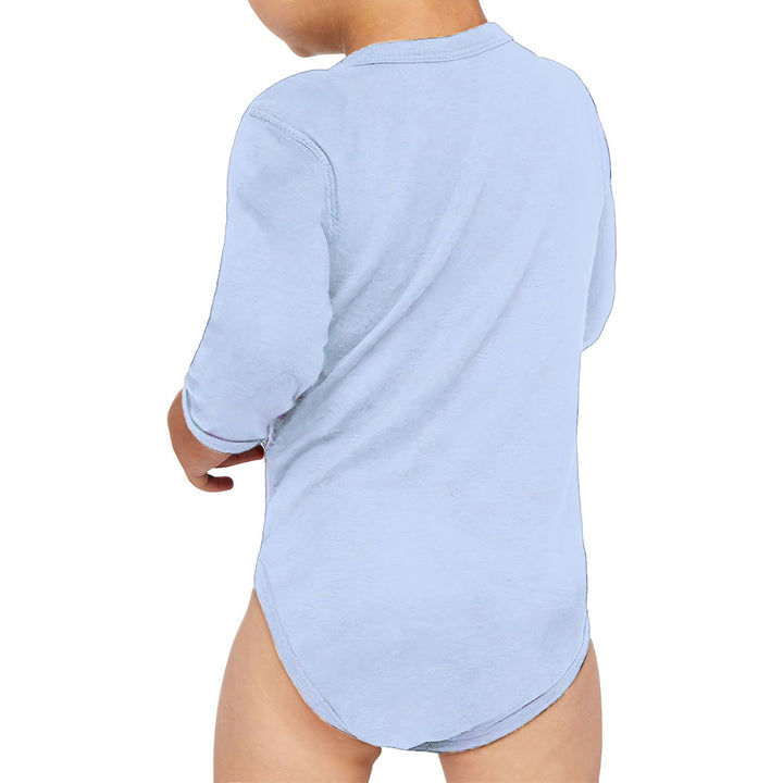Many Furry Friends Baby Long Sleeve Onesie - Animal Lover Baby Long Sleeve Bodysuit - Graphic Baby One-Piece