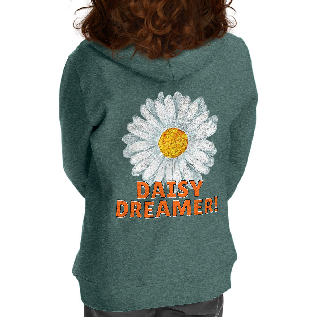 Daisy Dreamer Toddler Full-Zip Hoodie - Minimalistic Toddler Hoodie - Printed Kids' Hoodie