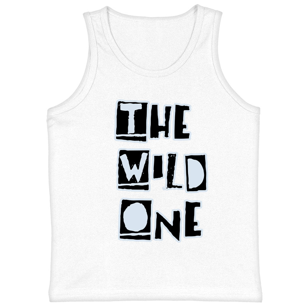 The Wild One Kids' Jersey Tank - Best Design Sleeveless T-Shirt - Trendy Kids' Tank Top