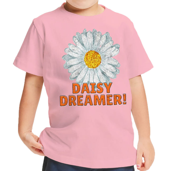 Daisy Dreamer Toddler T-Shirt - Minimalistic Kids' T-Shirt - Printed Tee Shirt for Toddler