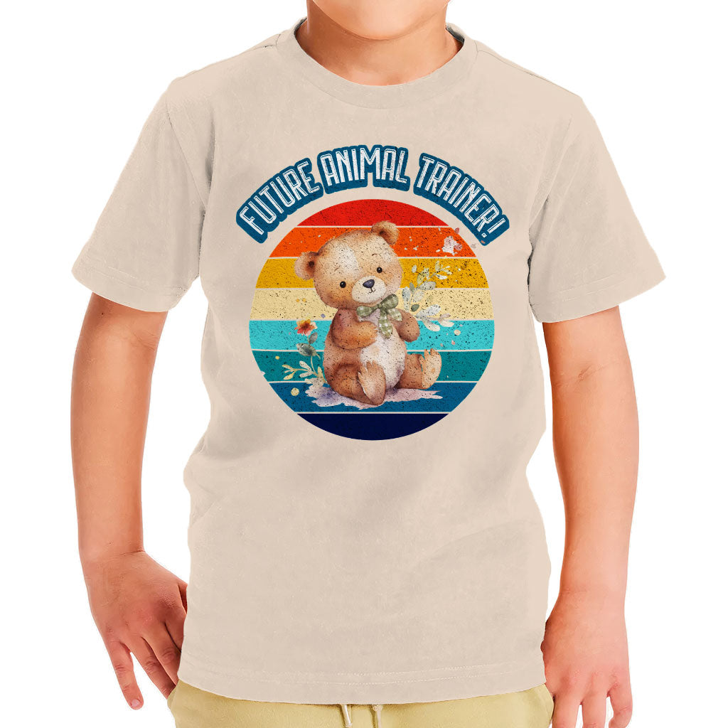 Future Animal Trainer Toddler T-Shirt - Teddy Bear Kids' T-Shirt - Printed Tee Shirt for Toddler