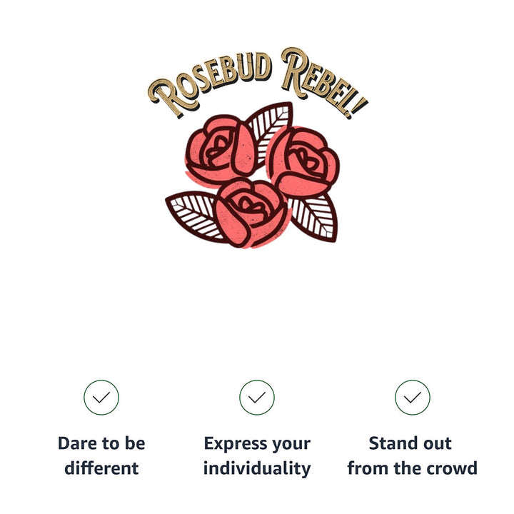 Rosebud Rebel Toddler Baseball T-Shirt - Cute 3/4 Sleeve T-Shirt - Flower Themed Kids' Baseball Tee