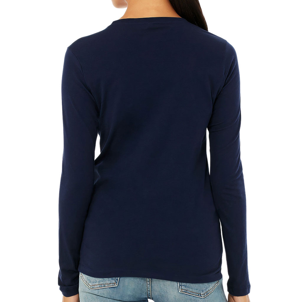 Chess Women's Long Sleeve T-Shirt - Bright Long Sleeve Tee - Colorful T-Shirt