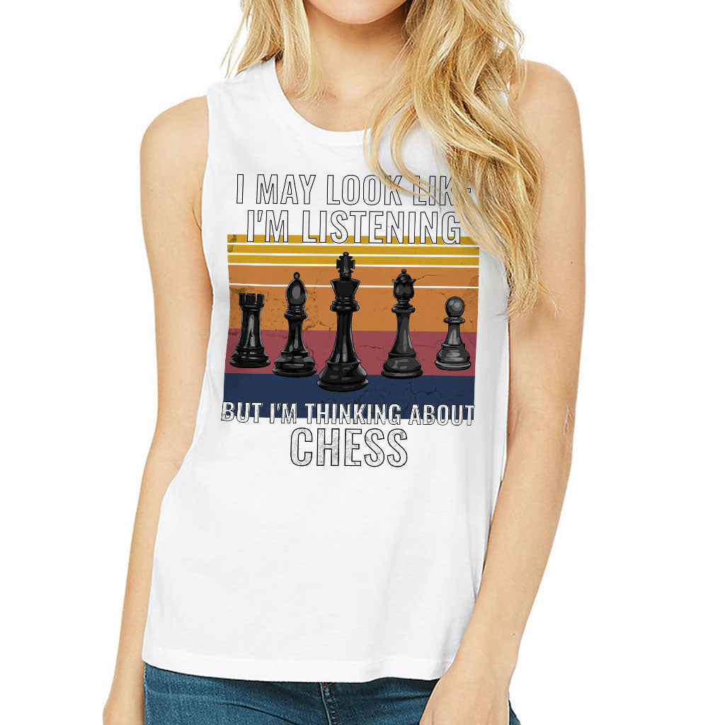 Chess Women's Muscle Tank - Bright Tank Top - Colorful Workout Tank