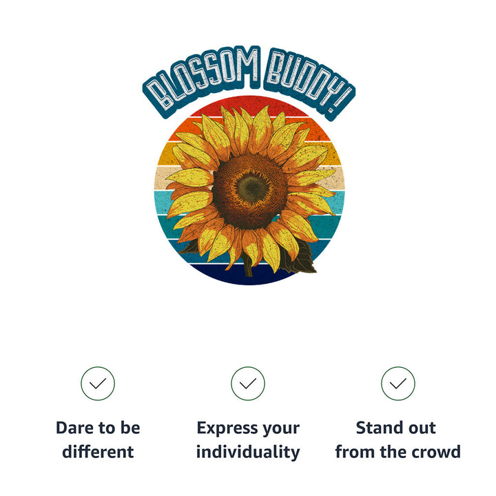 Blossom Buddy Toddler Baseball T-Shirt - Flower 3/4 Sleeve T-Shirt - Plant Kids' Baseball Tee