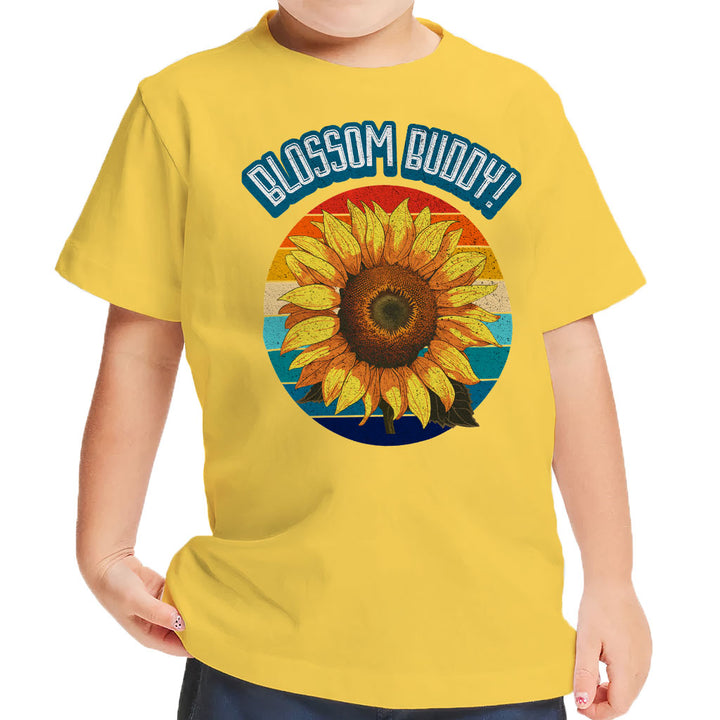 Blossom Buddy Toddler T-Shirt - Flower Kids' T-Shirt - Plant Tee Shirt for Toddler