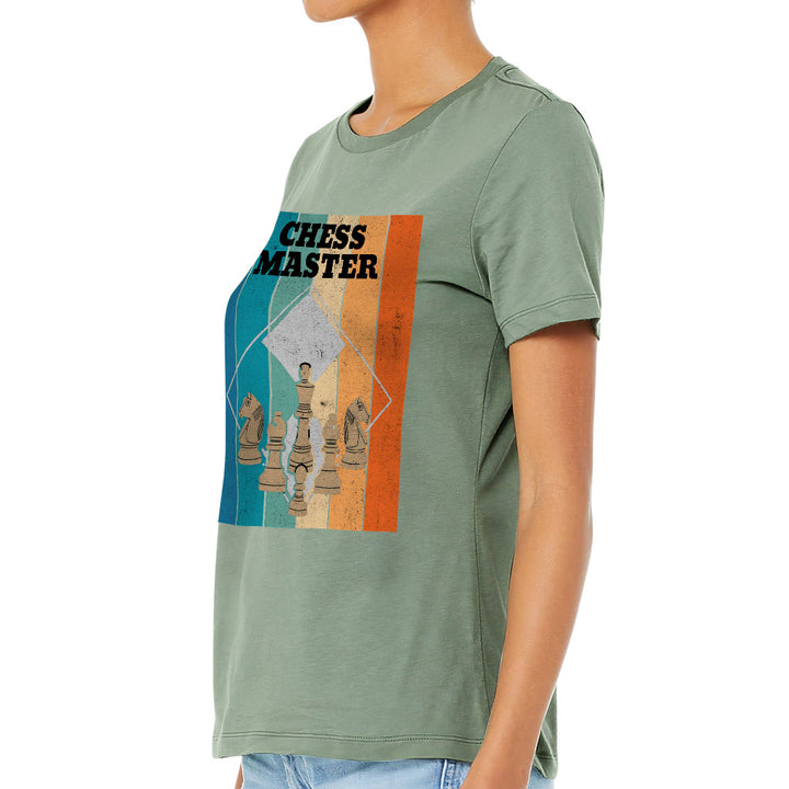 Chess Master Women's T-Shirt - Board Game T-Shirt - Art Relaxed Tee