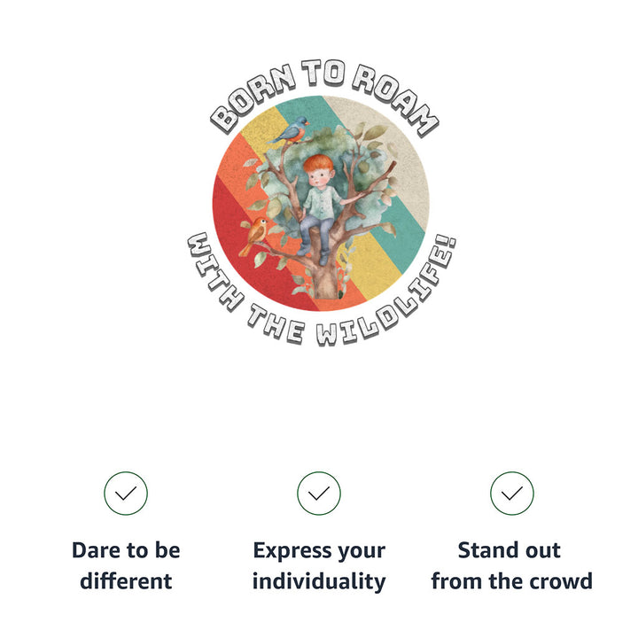 Born to Roam Baby Long Sleeve Onesie - Birds Baby Long Sleeve Bodysuit - Colorful Baby One-Piece