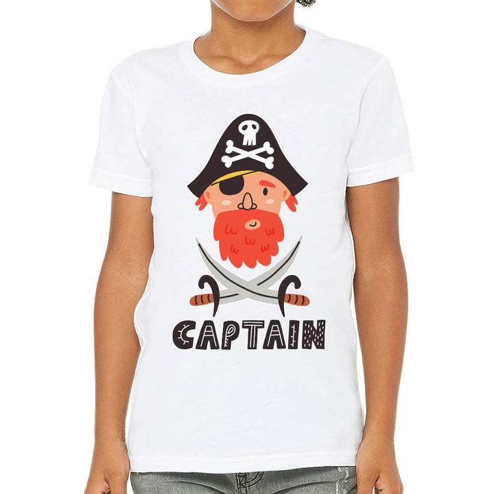 Captain Kids' T-Shirt - Pirate Themed T-Shirt - Cool Tee Shirt for Kids