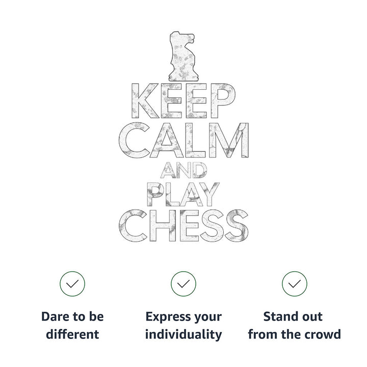 Keep Calm and Play Chess Women's Muscle Tank - Cool Saying Tank Top - Graphic Workout Tank