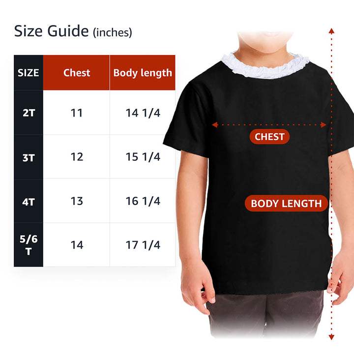 Flower Heart Girls' Ruffle Neck T-Shirt - Colorful Toddler T-Shirt - Printed Ruffle Neck Tee