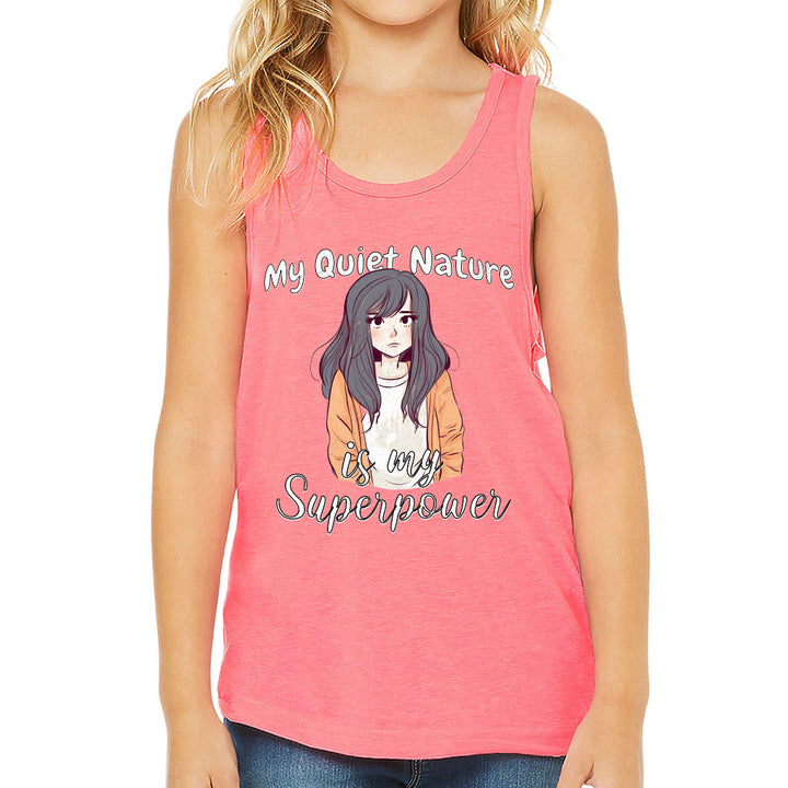 My Quiet Nature Kids' Jersey Tank - Beautiful Sleeveless T-Shirt - Unique Kids' Tank Top