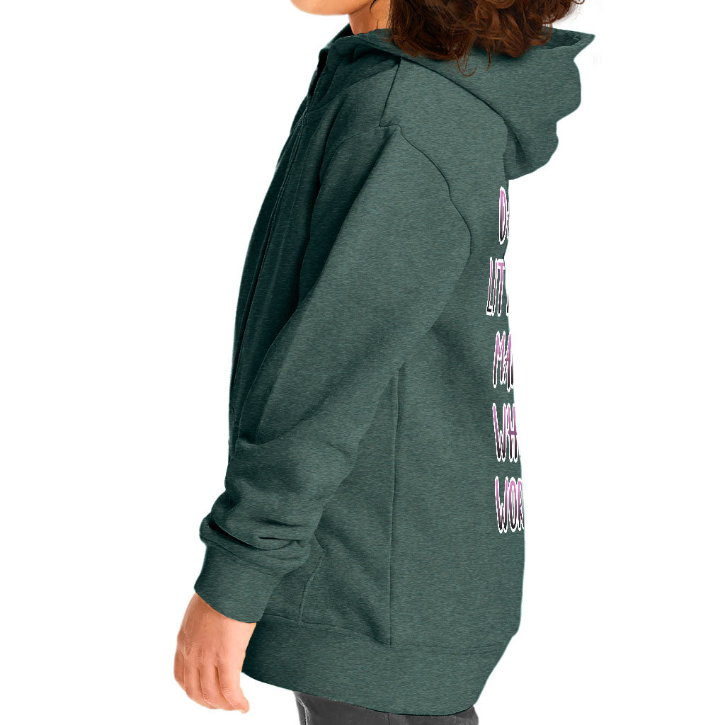 Daddy's Little Girl Toddler Full-Zip Hoodie - Cute Toddler Hoodie - Printed Kids' Hoodie