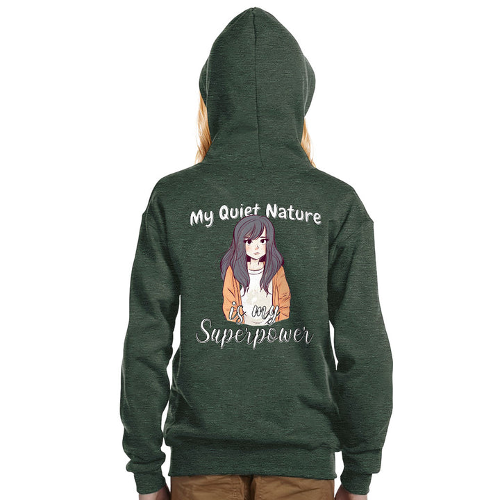 My Quiet Nature Kids' Full-Zip Hoodie - Beautiful Hooded Sweatshirt - Unique Kids' Hoodie