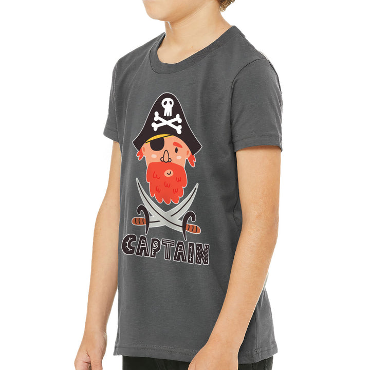 Captain Kids' T-Shirt - Pirate Themed T-Shirt - Cool Tee Shirt for Kids