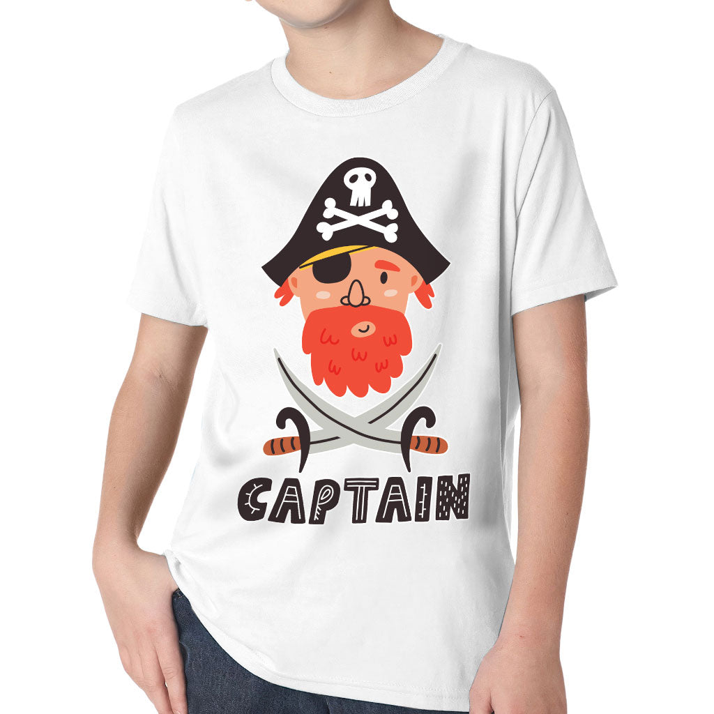 Captain Kids' Classic Fit T-Shirt - Pirate Themed T-Shirt - Cool Classic Fit Tee