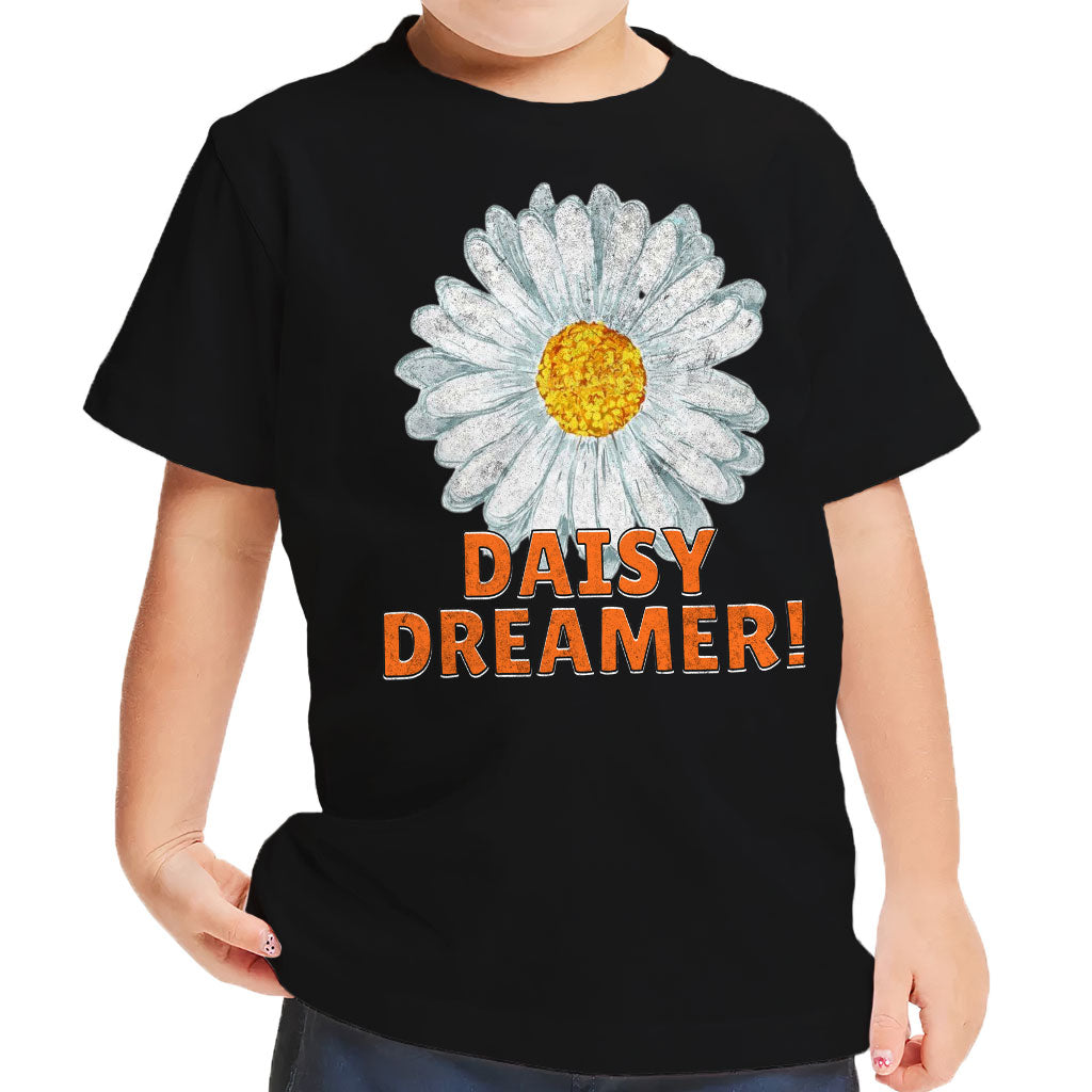 Daisy Dreamer Toddler T-Shirt - Minimalistic Kids' T-Shirt - Printed Tee Shirt for Toddler
