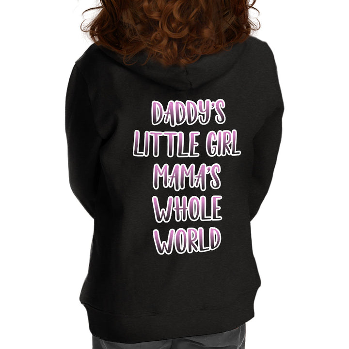 Daddy's Little Girl Toddler Full-Zip Hoodie - Cute Toddler Hoodie - Printed Kids' Hoodie