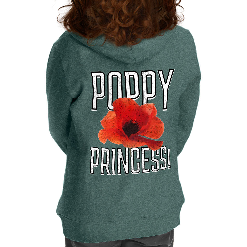 Poppy Princess Toddler Full-Zip Hoodie - Cute Toddler Hoodie - Themed Kids' Hoodie